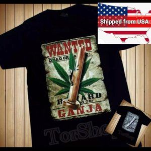 T Shirt FASHION Men's Size L Black T Shirt  Cotton